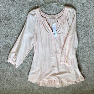 Soft Surroundings Layered Long Sleeve Blouse